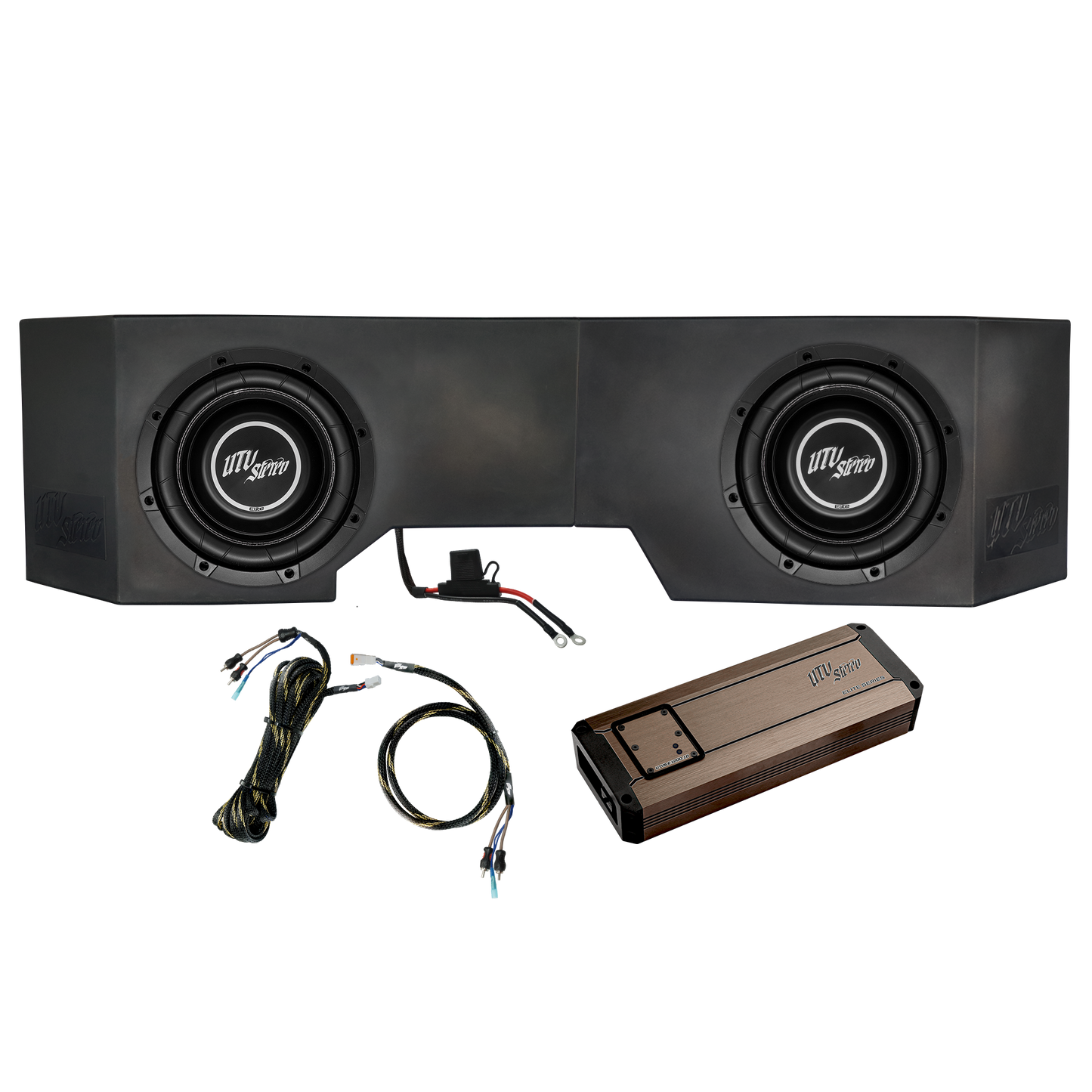 Can-Am® Defender 1200W Dual 10" Subwoofer Kit | UTVS-DEF-SUB-1200-2