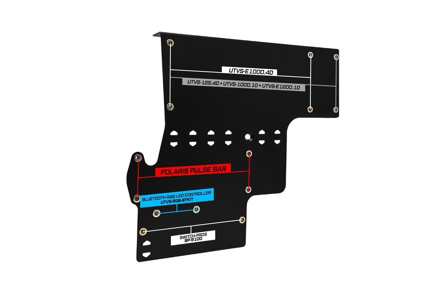 Polaris® RZR® Pro Series Pulse Bar Amplifier Mount | UTVS-PRO-AMPMT-PB