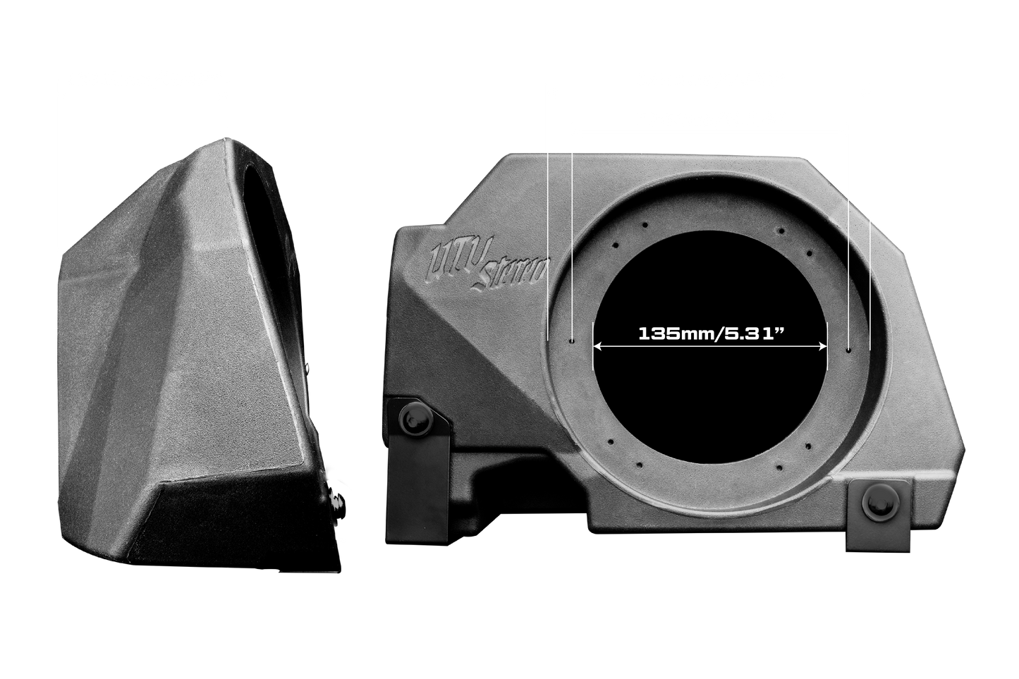 RZR® Pro Series 6.5" Rear Seat Speaker Pods V3 - Unloaded | UTVS-PRO-RP65