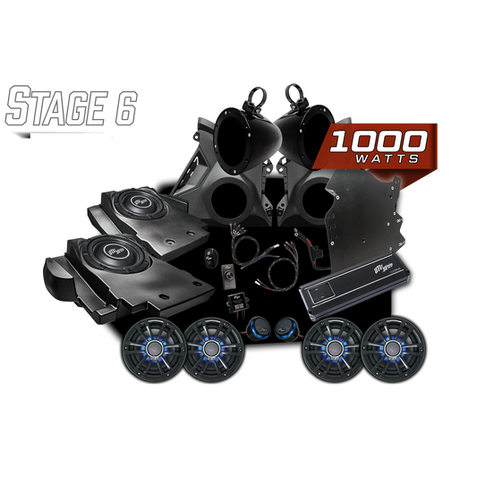 Can-Am® Maverick R Signature Series Stage 6 Stereo Kit | UTVS-R-S6-S