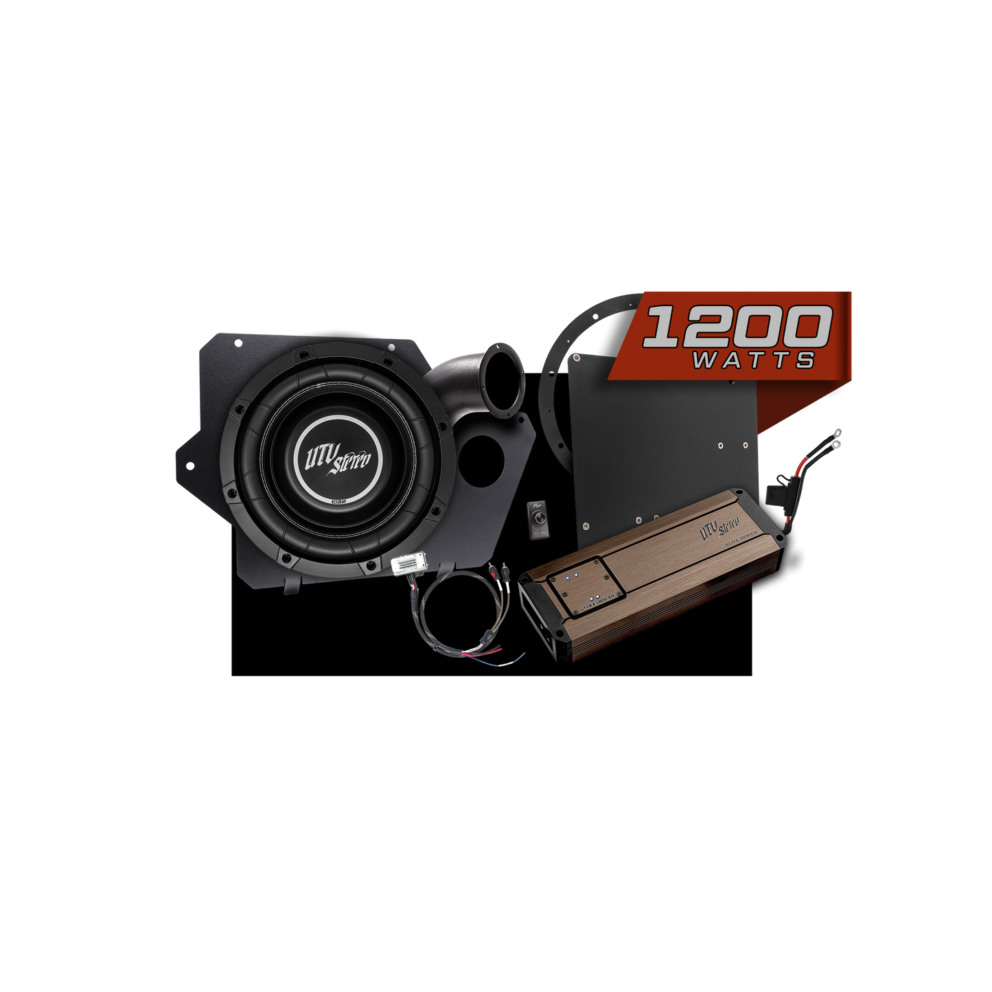 Polaris® Xpedition 1200W 10" Subwoofer Kit | UTVS-XPD-SUB-1200-1