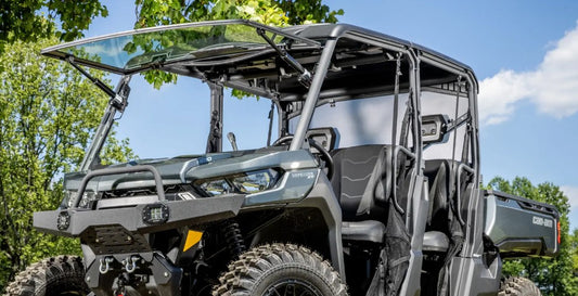 Can-Am Defender MaxDrive Power Flip Glass Windshield