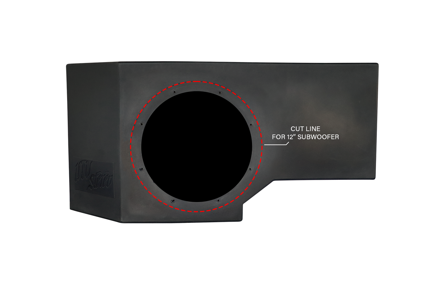 Can-Am® Defender Vented 10" Driver Subwoofer Enclosure Unloaded | UTVS-DEF-VENC-DRIVER