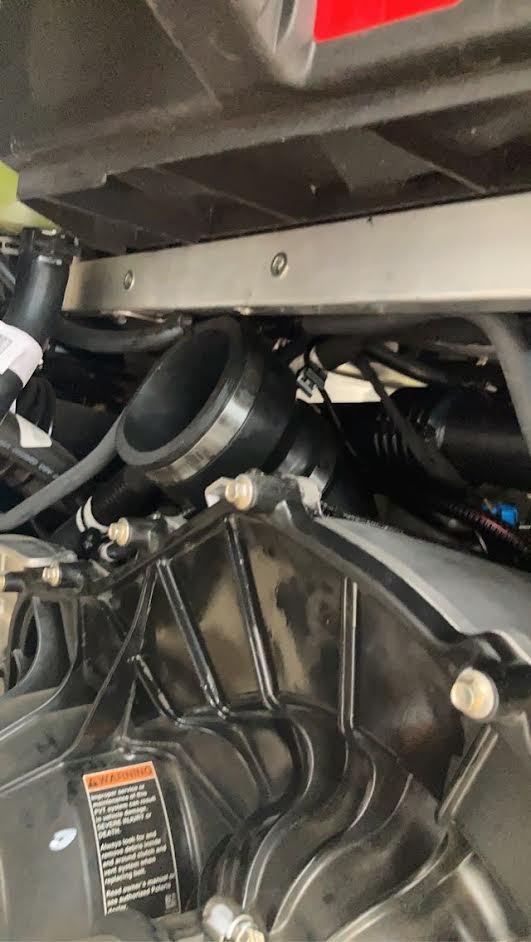 RZR PRO XP/PRO TURBO R BELT EXHAUST ADAPTER