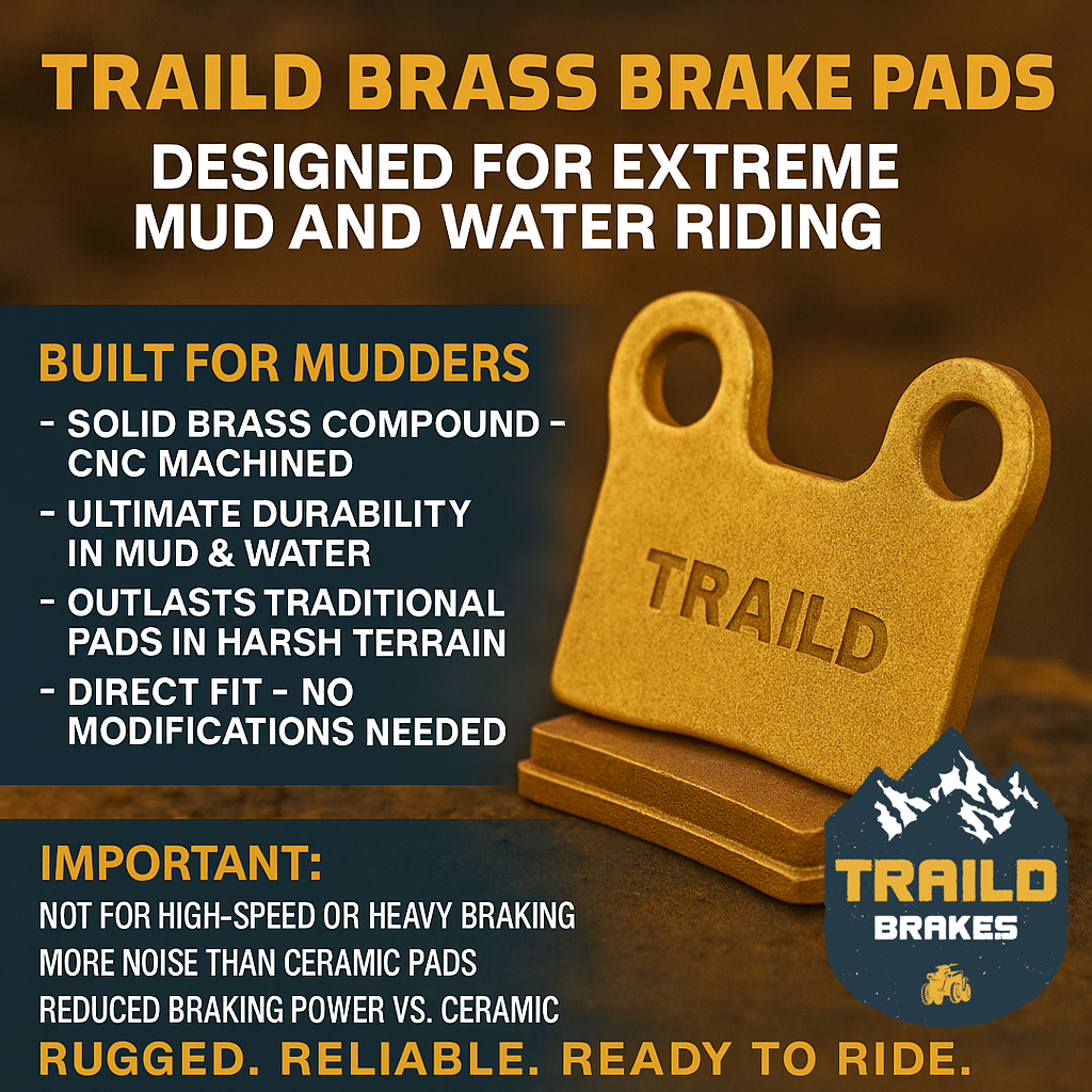 Polaris General XP 4 1000 2020-2026 Brass Brake Pad Set