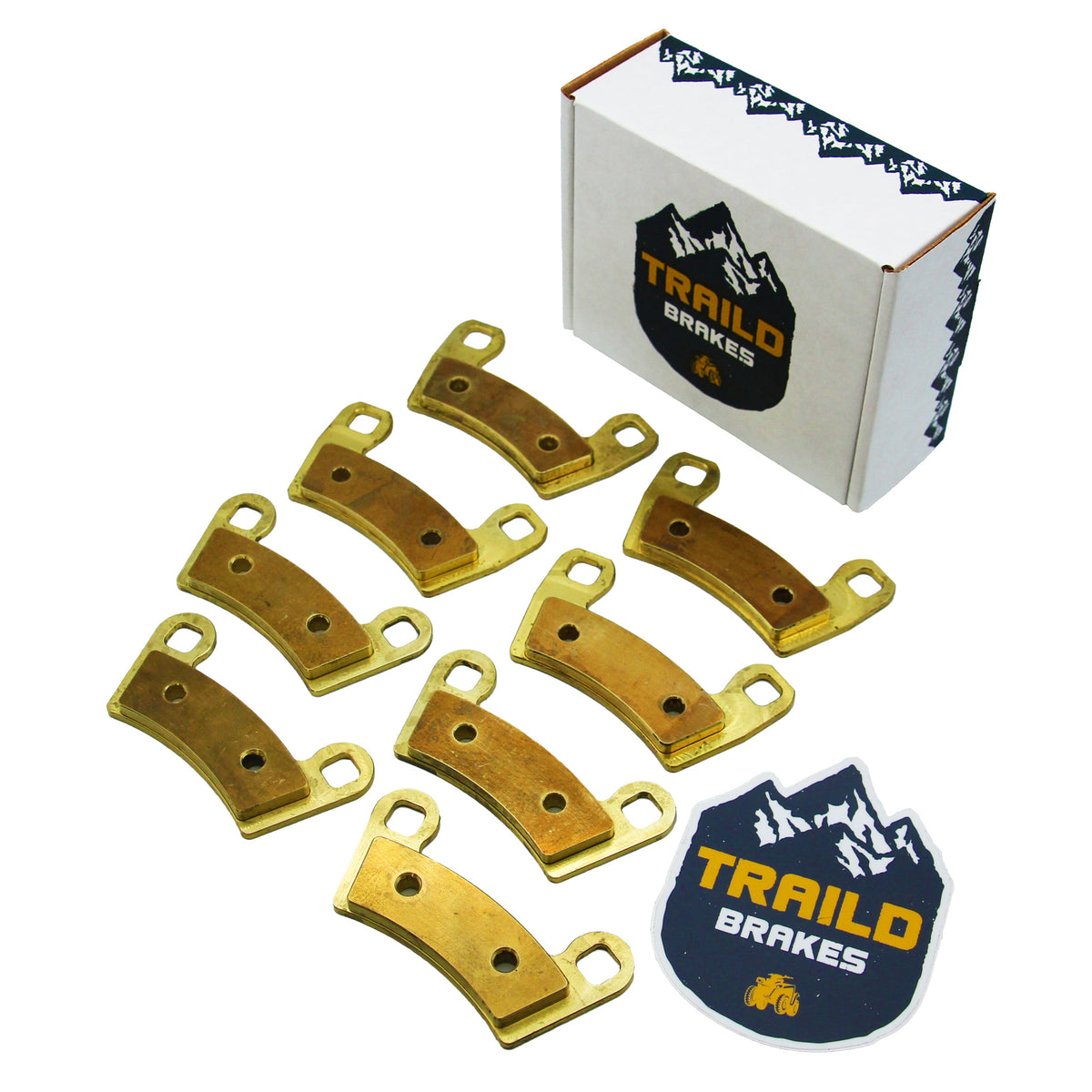 Polaris RZR Trail/S 1000/Trail S 1000/S 900/Trail S 900/900/Sport 2014-2026 Brass Brake Pad Set