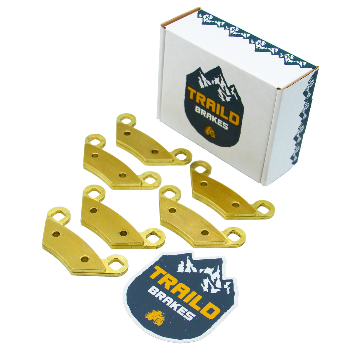 Polaris Sportsman 850/570/550/450 2009-2026 Brass Brake Pad Set