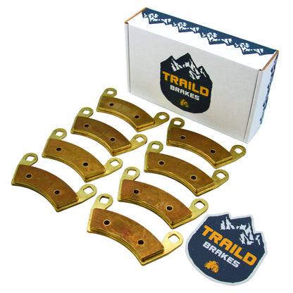 Polaris RZR XP 1000/XP 4 1000/RS1/4 XP 900 2012-2023 Brass Brake Pad Set