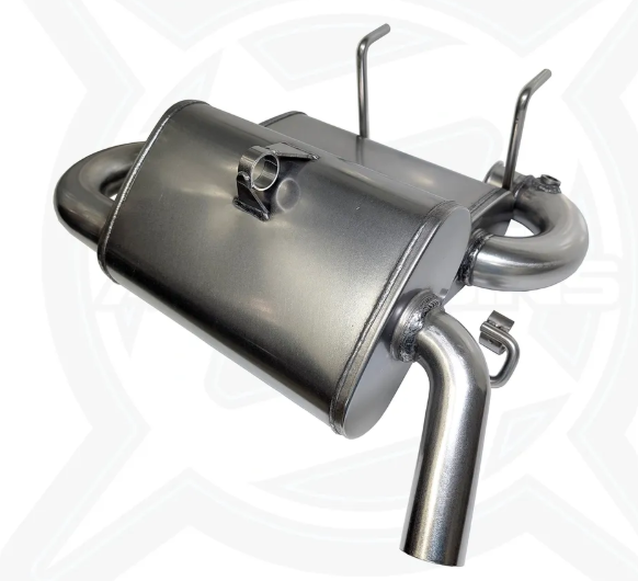 AA Dual Suppressor Slip-On Exhaust for 2024-Up Polaris Ranger XD 1500