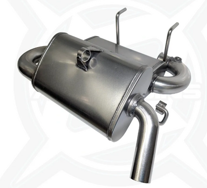 AA Dual Suppressor Slip-On Exhaust for 2024-Up Polaris Ranger XD 1500