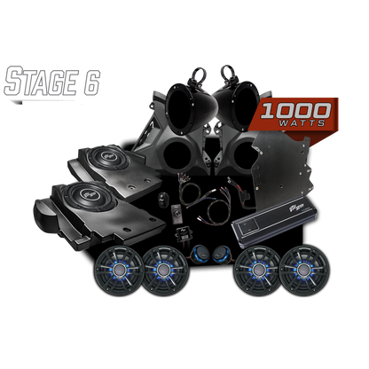 Can-Am® Maverick R Signature Series Stage 6 Stereo Kit | UTVS-R-S6-S