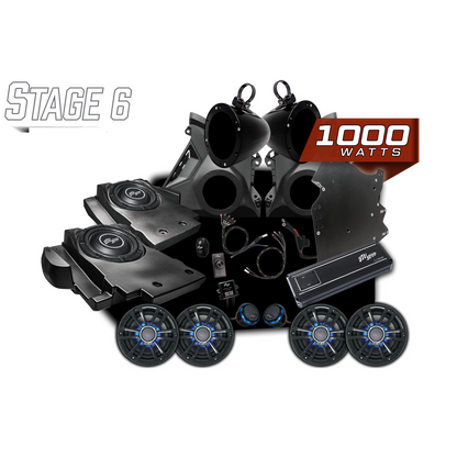 Can-Am® Maverick R Signature Series Stage 6 Stereo Kit | UTVS-R-S6-S