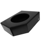 Can-Am® X3 Low Profile Front Passenger Side 10” Sub Box Enclosure – Unloaded | UTVS-X3-ENC-LP-FPASS