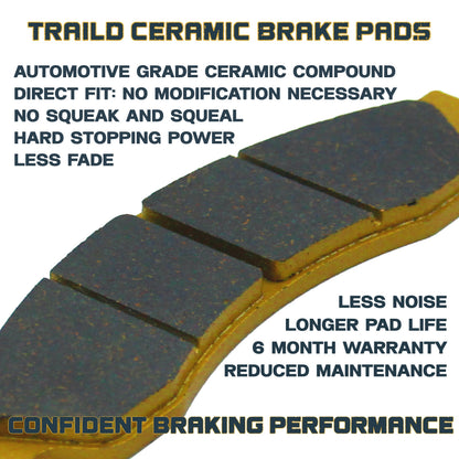 CFMoto U10 PRO/U10XL PRO 2025-2026 Ceramic Brake Pad Set