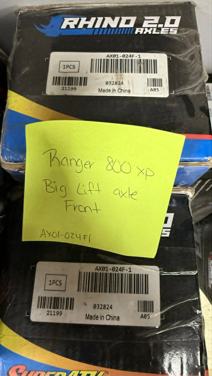 *CLEARANCE Axles* Polaris Ranger 800