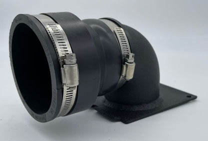 Dig Rig Belt Box Snorkel Adapter Elbow for 2019-2021 Polaris RZR XP Turbo