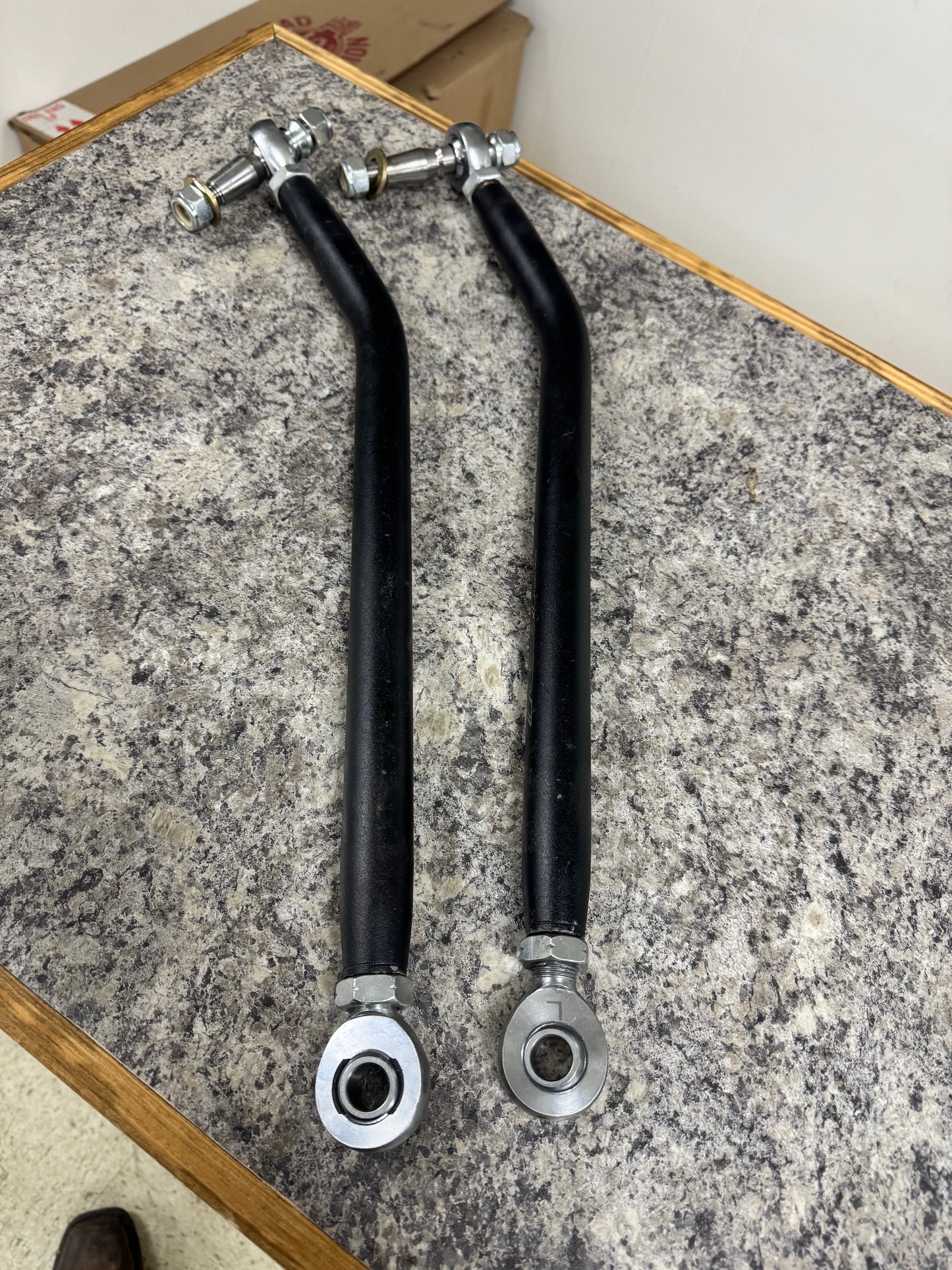 Like New TCP Polaris Pro R / Turbo R / Pro S HD Solid Steel HD Tie Rods with Clevis (new clevis not pictured)