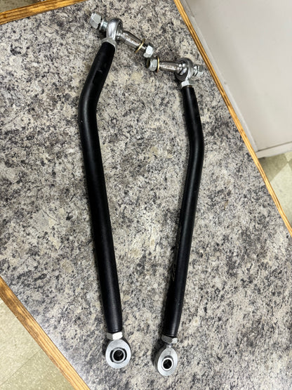 Like New TCP Polaris Pro R / Turbo R / Pro S HD Solid Steel HD Tie Rods with Clevis (new clevis not pictured)