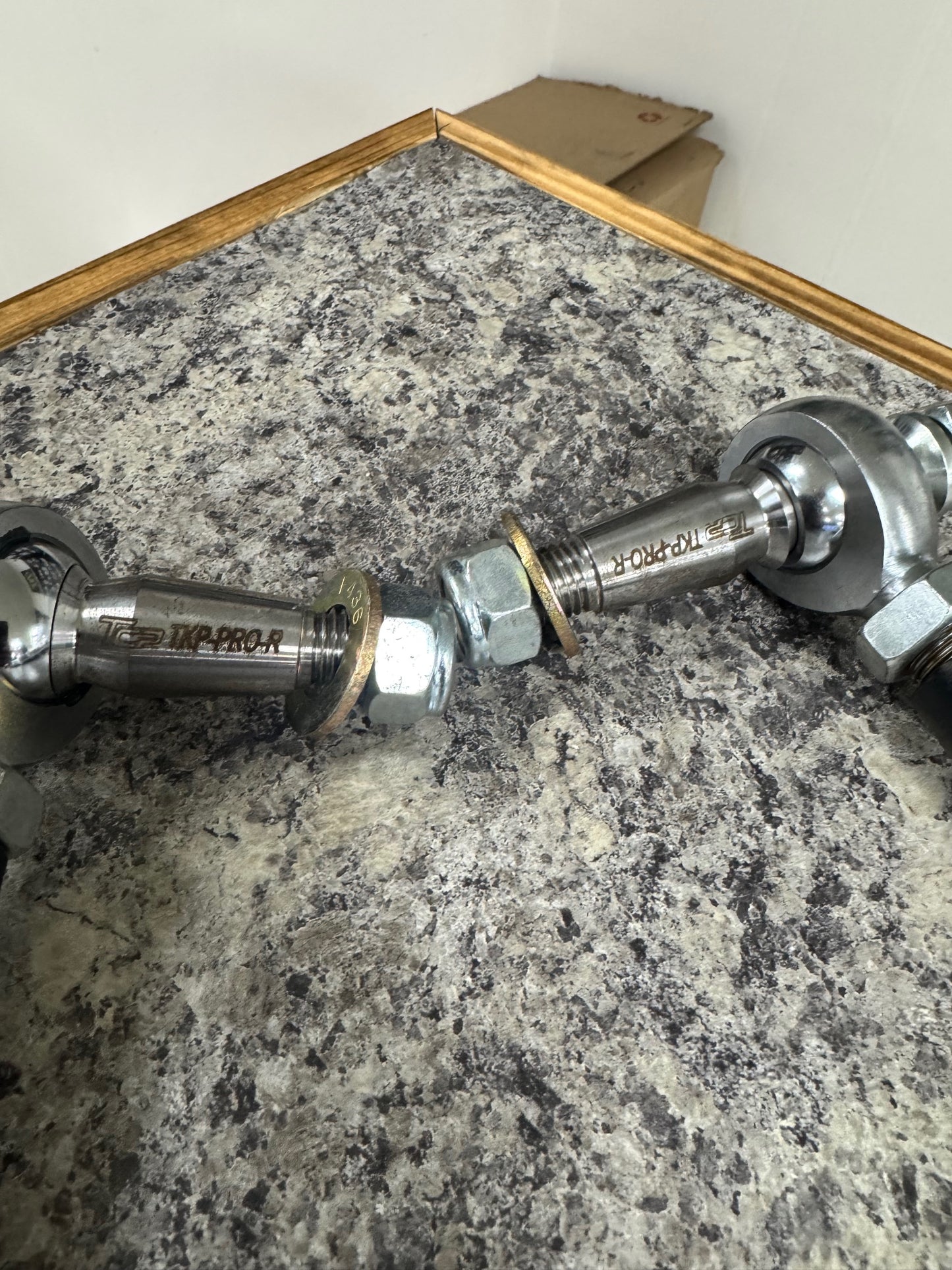 Like New TCP Polaris Pro R / Turbo R / Pro S HD Solid Steel HD Tie Rods with Clevis (new clevis not pictured)