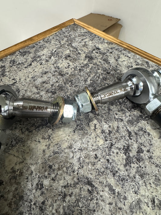Like New TCP Polaris Pro R / Turbo R / Pro S HD Solid Steel HD Tie Rods with Clevis (new clevis not pictured)