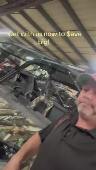 CFMOTO UForce 1000 MaxDrive Power Flip Glass Windshield